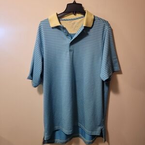 Bobby Jones Embroidered Collar Logo X-H2O Performance Short Sleeve Golf Polo XL